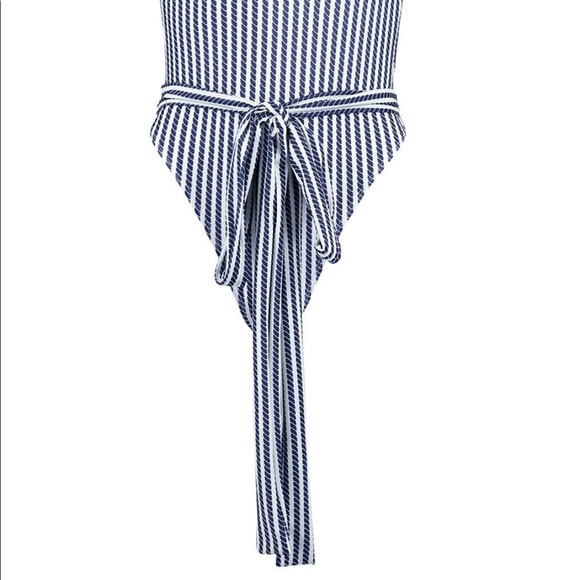 BNWT nautical rope swimsuit boohoo size 12 14 yacht birthday sea vacation beach - Picture 5 of 8